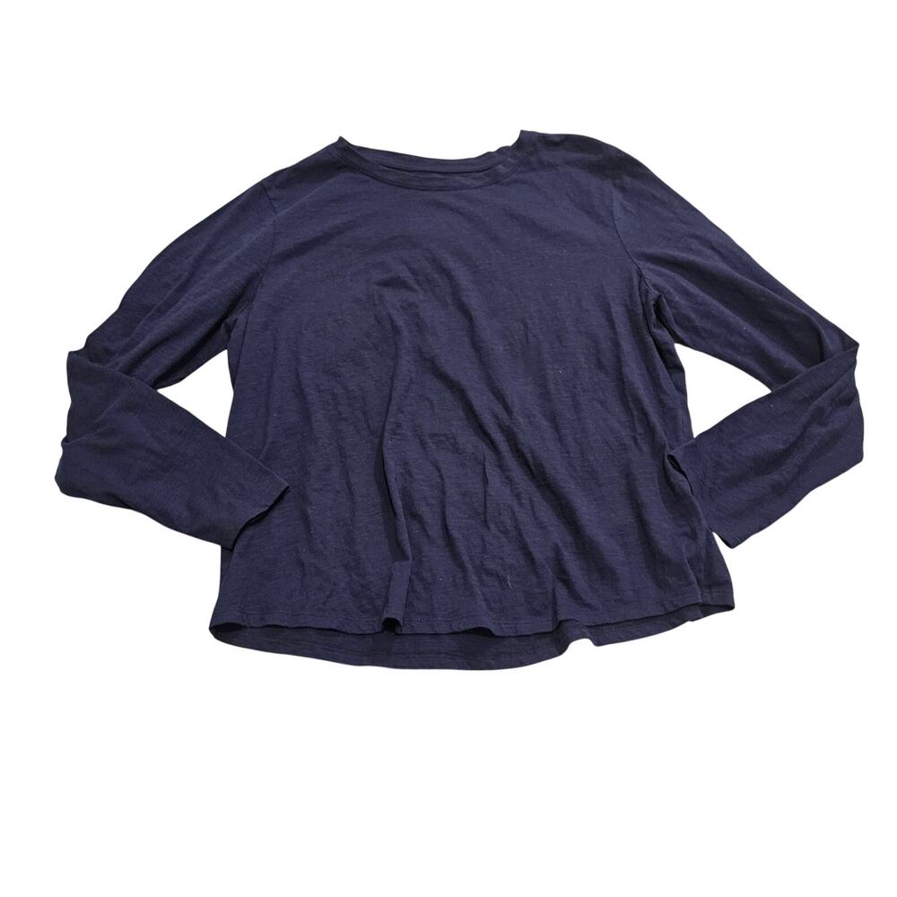 Sonoma Goods For Life XL Blue Long Sleeve Crewneck Tee Everyday Soft Casual Top